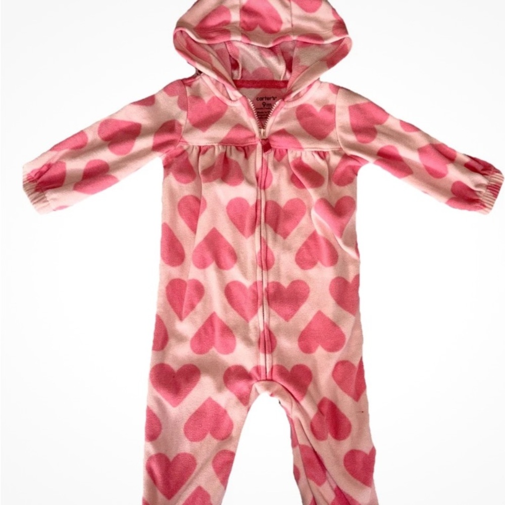 Carter's Kids One Pieces Footies - Pink, Blue, Teal - Picture 8 of 13